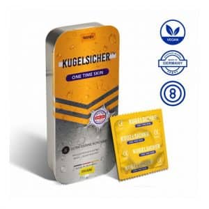 Kugelsicher Kondome One Time Skin (8 Stück)