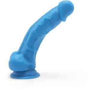 Dildo "Happy Dicks with Balls" Blau (19cm)