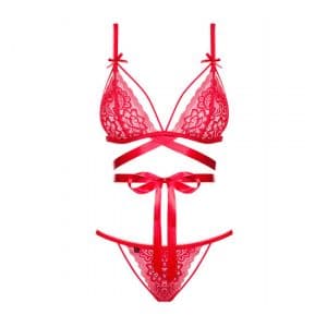 Dessous Set Lovlea rot (2-tlg.)