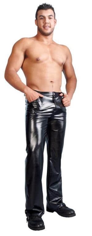 Herren-Hose Lederimitat