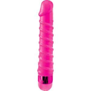 Klassischer Vibrator "Candy Twirl" (pink)