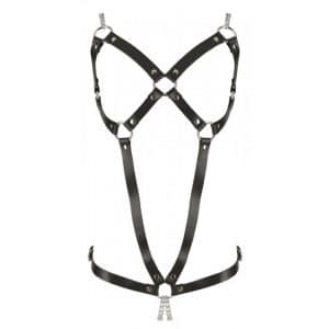 Leder Harness 2 Ketten S-L