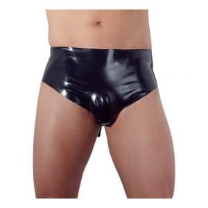 Latex-Slip mit Plug