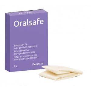 Lecktücher "Oralsafe mit Vanille" (8 Stück)