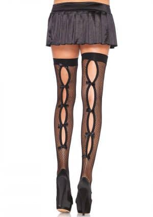 Keyhole Backseam Thigh Highs