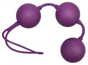 Velvet Purple Balls 3er Kugeln