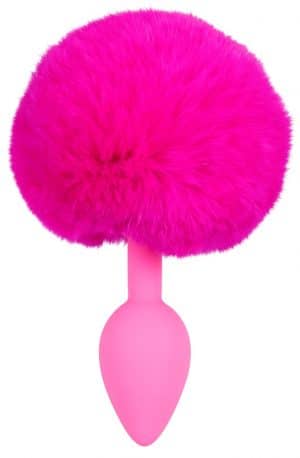 Colorful Joy Bunny Tail Plug (pink)