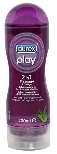 Durex Play 2 in 1 Massage & Gleitgel ALOE VERA 200 ml