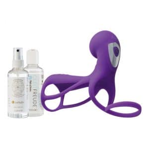 BeauMents Paarvibrator "Twosome Fun" Special Deal (lila)