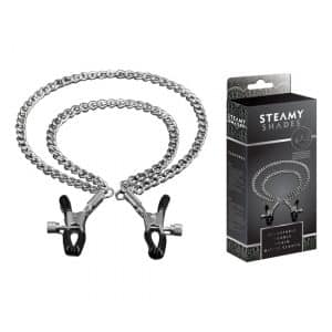 Steamy Shades - Adjustable Double Chain Nipple Clamps