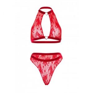 Neckholder BH Set in Rot