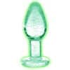 Glow-In-The-Dark Glas Analplug