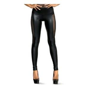 Axami Wetlook-Leggings in schwarz