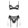 Dessous Set Marilyn (3tlg.) schwarz