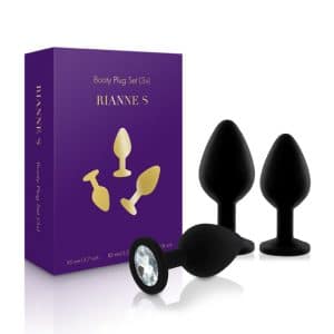 Rianne S - Booty Plug Set (3x Black)