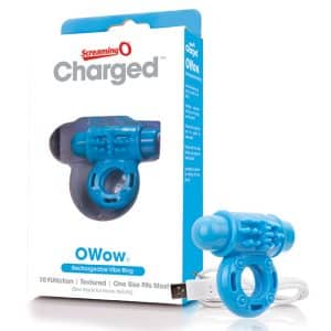 The Screaming O - Charged OWow Vibe Ring Blue