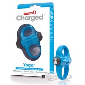 The Screaming O - Charged Yoga Vibe Ring Blue