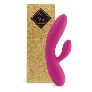 FeelzToys - Lea Rabbit Vibrator Rubine Red (Glitter)