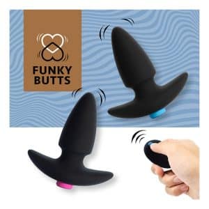 Funkybutts Remote Controlled Butt Plug Set für Paare