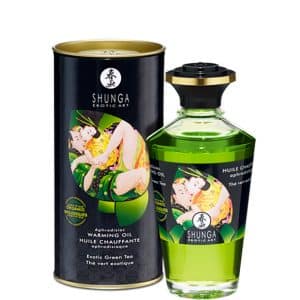 Shunga - Aphrodisiac Warming Oil Green Tea (100 ml)