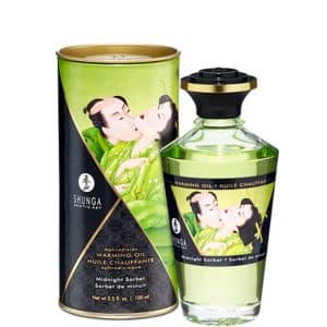 Shunga - Aphrodisiac Warming Oil Midnight Sorbet (100 ml)