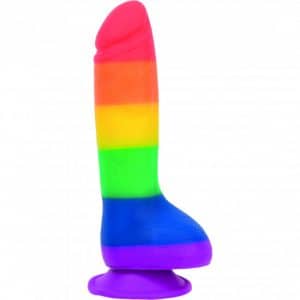 Rainbow Dong 8 Inch "Justin"