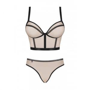 Nudelia Top & Panties in beige