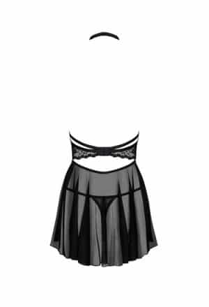 Nettsy Chemise in schwarz