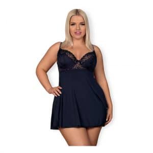 Drimera Babydoll & Tanga blau XXL