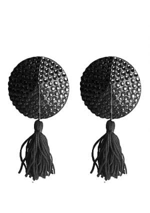 Nipple Tassels Round Black