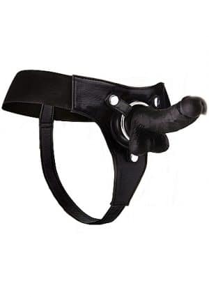 Realistic - 7 Inch Strap-On Black