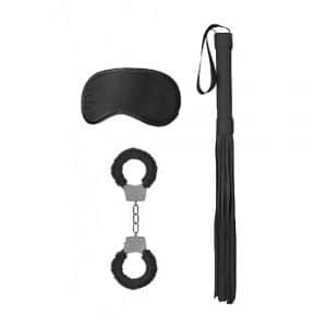 3-teiliges Bondage-Set in Schwarz