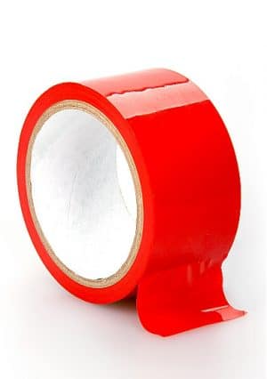 Bondage Tape "Non Sticky" Red