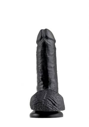 7 Inch Cock - With Balls - Black