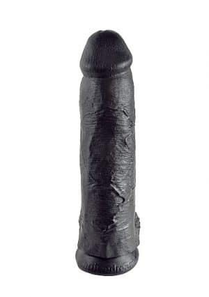 12 Inch Cock - With Balls - Black