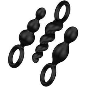 Satisfyer Plug Set Black (3tlg.)