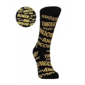 Shots Sexy Socks "Sexy words"