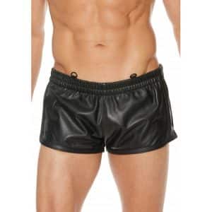 Shorts aus Leder