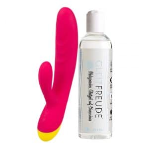 Rabbitvibrator "Jazz" + Gleitgel (250ml)