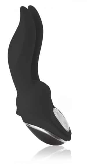 Deluxe Silikon Vibrator Horny Rabbit (schwarz)