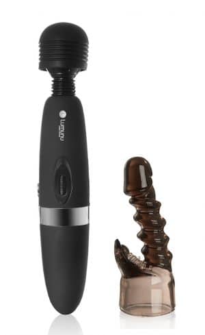 Deluxe Lumunu Magic Wand Massager (Black)