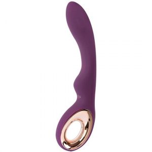 Deluxe G-Punkt Silikon Vibrator S6 (Lila & Roségold)