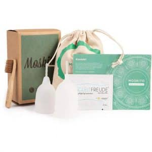 Deluxe Menstruationstassen MOSKITO im 2er Set