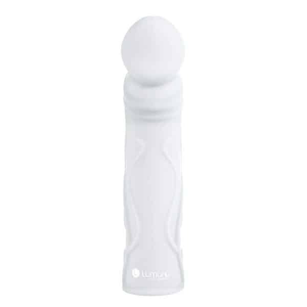Deluxe Penis Sleeve "Langer Hans" (weiß/transparent)