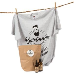 Bartmanie Bartpflege-Set inkl. T-Shirt