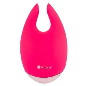 Deluxe 2-in-1 Silikon Stimulator und Auflegevibrator mit Klitorisstimulation "Lustregent"