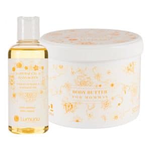 Deluxe Hautpflege-Set Babybauchöl (100ml) + Babybauchbutter