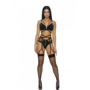 Dessous Set mit Strapse