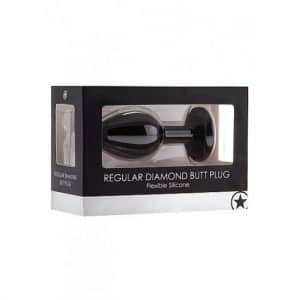 Diamant Herz Butt Plug - Regular