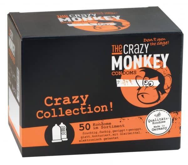 THE CRAZY MONKEY Condoms Crazy Collection 50 St.